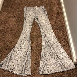 Snake skin pants